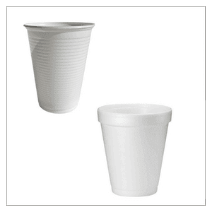 Vasos plásticos y de telgopor — La Botica Papelera